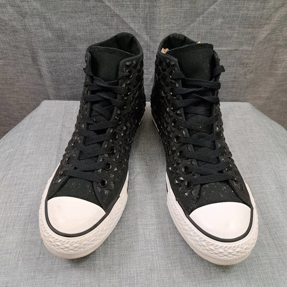 Converse Chuck Taylor All Star Black Rhinestone 540230C Womens 9 - Picture 3 of 11
